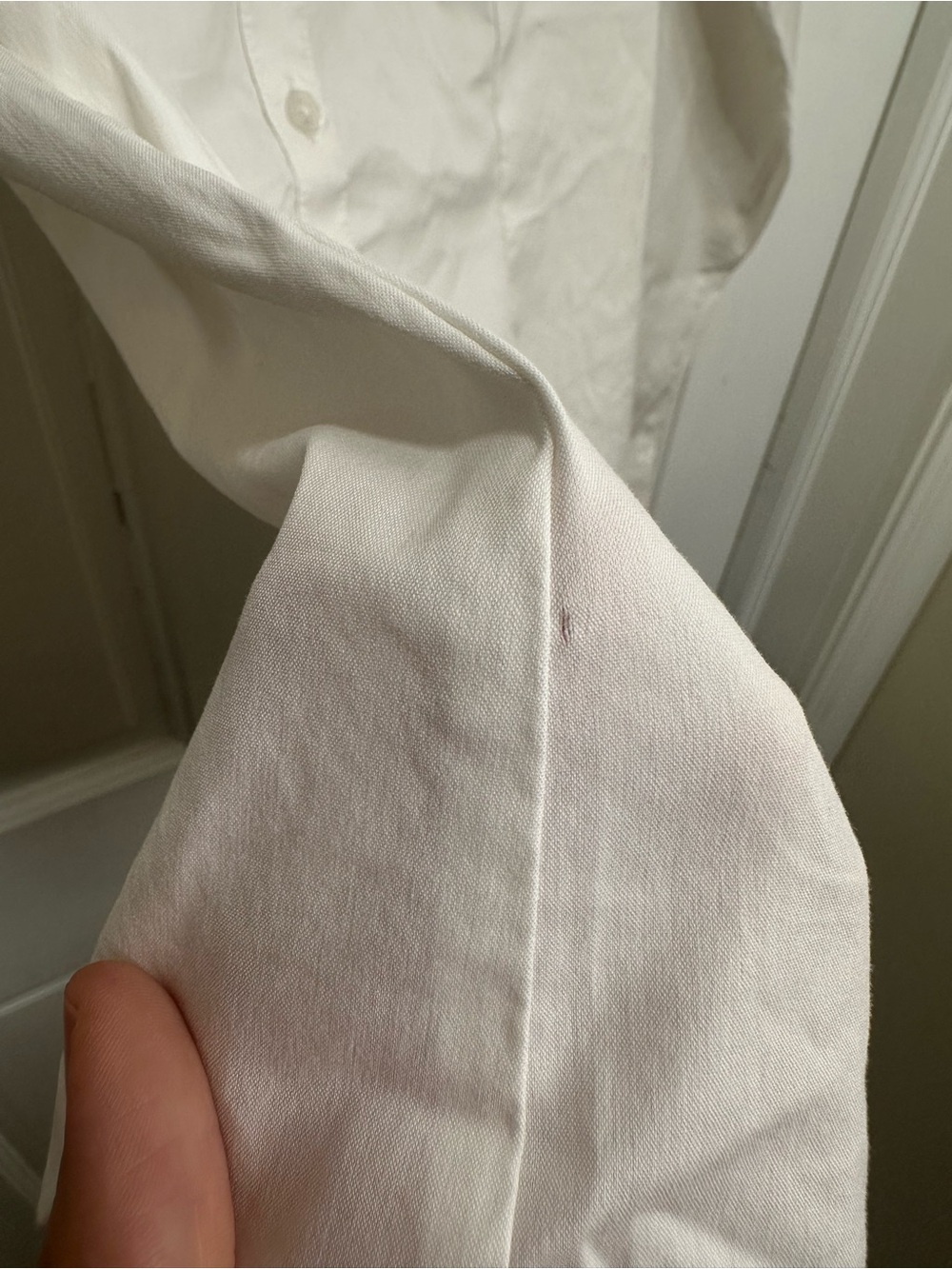 Express Ultimate Essential Shirt in White Size XS Button Down Original Fit - Picture 11 of 13